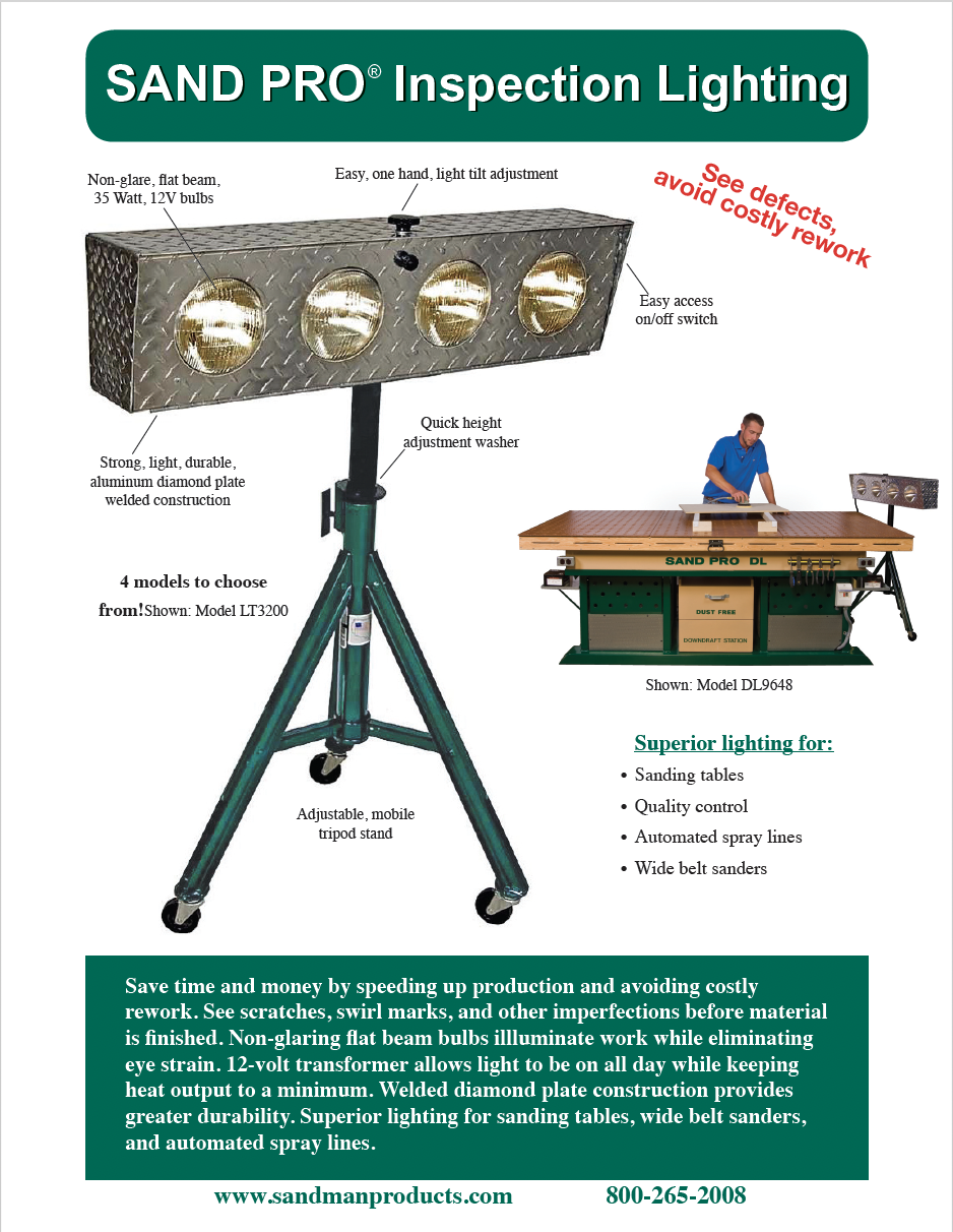 Sandman Inspection Lights Information